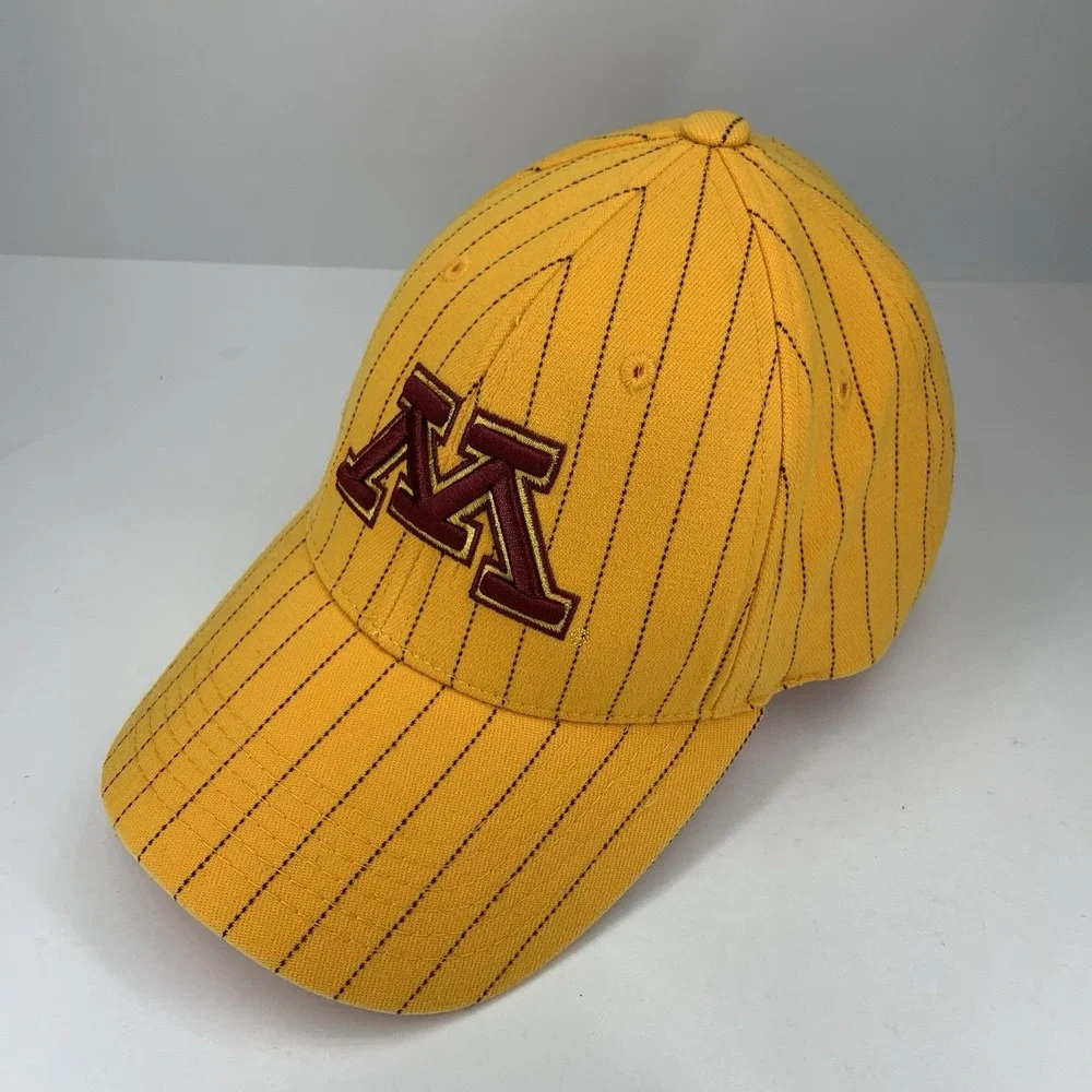 Minnesota Golden Gophers Hat Striped Adjustable Baseball Cap TOW